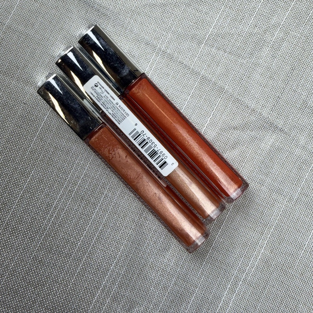 Revlon Ultra HD Lip Lacquer 0.20 Fl Oz Lot 3 Gloss 555 Amber 550 Citrine Shimmer